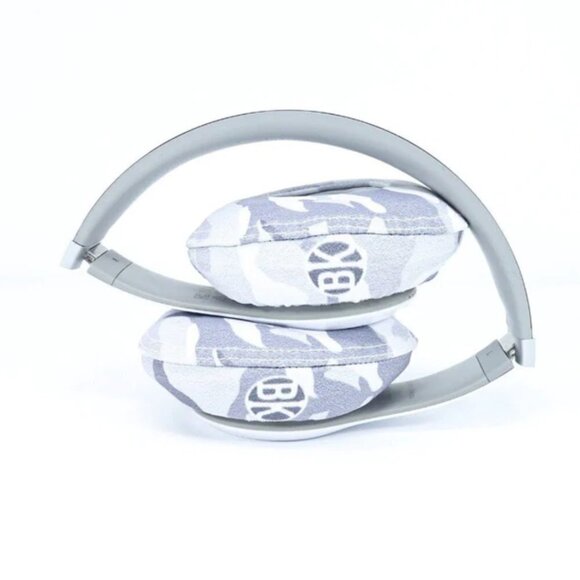 Protective Head Phone Covers by Beat Kicks 'White Camo' - Size Regular and Mini - Picture 7 of 8